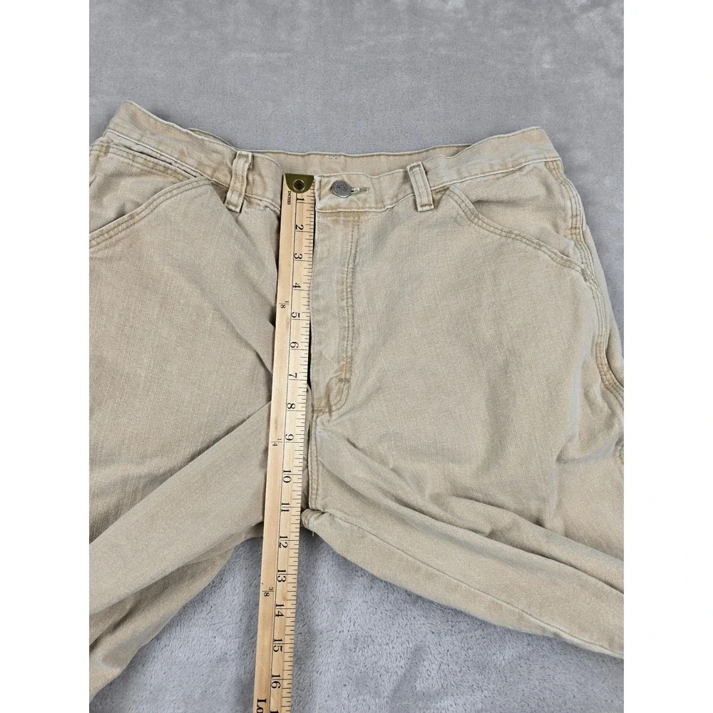Wrangler Carpenter Pants Mens 32x32 Fit 31x31 Tan Hero Originals Workwear‎ *Read
